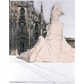 Wrapped Monument to Vittorio Emanuele, Project for Piazza del Duomo, Milan